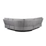 Blaine 5 Seater Electric Recliner Corner Sofa with Console in Greige Fabric Blaine 5 Seater Electric Recliner Corner Sofa with Console in Greige Fabric