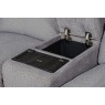 Blaine 5 Seater Electric Recliner Corner Sofa with Console in Greige Fabric Blaine 5 Seater Electric Recliner Corner Sofa with Console in Greige Fabric