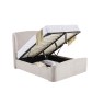 Blaire Storage Ottoman Bed in Weave Fabric Blaire Storage Ottoman Bed in Weave Fabric