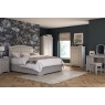 Mabel Wooden Dressing Table in Painted Taupe Finish Mabel Wooden Dressing Table in Painted Taupe Finish