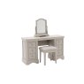 Mabel Wooden Dressing Table Mirror in Painted Taupe Finish Mabel Wooden Dressing Table Mirror in Painted Taupe Finish