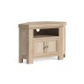 Normandy White Wash Corner TV Unit Normandy White Wash Corner TV Unit