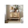 Sicily Oak 95cm Weave Small Sideboard