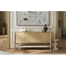 Sicily Oak 165cm Weave Large Sideboard