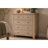 Normandy White Wash 2 Over 3 Chest of Drawer Normandy White Wash 2 Over 3 Chest of Drawer