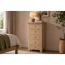 Normandy White Wash Tallboy Chest of Drawer