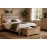 Normandy White Wash Blanket Box