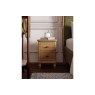 Verona Oak Slim Bedside Table