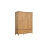 Verona Oak Triple Wardrobe