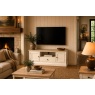 Provence Painted Off-White Oak Large 120cm TV Unit Provence Painted Off-White Oak Large 120cm TV Unit