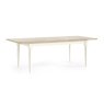 Provence Painted Off-White Oak Large Ext 180-230cm Dining Table Provence Painted Off-White Oak Large Ext 180-230cm Dining Table