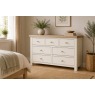 Windsor Country Oak Painted 3 Over 4 Chest of Drawers