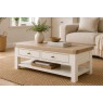 Windsor Country Oak Painted Storage Coffee Table