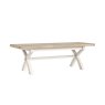 Windsor Country Oak Painted Cross-Leg 200-245cm Ext Dining Table Windsor Country Oak Painted Cross-Leg 200-245cm Ext Dining Table