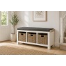 Windsor Country Oak Painted Storage Bench