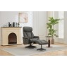 Sahara Full Leather & Fabric Swivel Chair & Stool Sahara Full Leather & Fabric Swivel Chair & Stool
