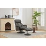 Sahara Full Leather & Fabric Swivel Chair & Stool Sahara Full Leather & Fabric Swivel Chair & Stool