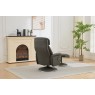 Sahara Full Leather & Fabric Swivel Chair & Stool Sahara Full Leather & Fabric Swivel Chair & Stool