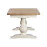 Burford Painted Oak 160-200cm Ext Pedestal Dining Table Burford Painted Oak 160-200cm Ext Pedestal Dining Table