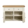 Burford Painted Oak Narrow Sideboard Burford Painted Oak Narrow Sideboard