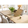 Burford Painted Oak 130-180cm Ext Dining Table Set + 4 Upholstered Chairs Burford Painted Oak 130-180cm Ext Dining Table Set + 4 Upholstered Chairs