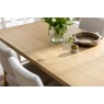 Burford Painted Oak 130-180cm Ext Dining Table Set + 4 Upholstered Chairs Burford Painted Oak 130-180cm Ext Dining Table Set + 4 Upholstered Chairs