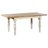 Burford Painted Oak 130-180cm Ext Dining Table Set + 4 Upholstered Chairs Burford Painted Oak 130-180cm Ext Dining Table Set + 4 Upholstered Chairs