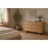Flynn Natural Oak 6 Drawer Chest of Drawers Flynn Natural Oak 6 Drawer Chest of Drawers