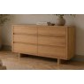 Flynn Natural Oak 6 Drawer Chest of Drawers Flynn Natural Oak 6 Drawer Chest of Drawers