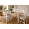 Windsor Country Oak Painted Small 140-185cm Ext Dining Table Set