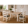 Windsor Country Oak Painted Small 140-185cm Ext Dining Table Set