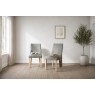 Luna Fabric Dining Chair in Grey (Pair) Luna Fabric Dining Chair in Grey (Pair)
