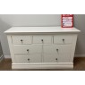 Ex-Display St Austell - Burgundy Painted 3 Over 4 Chest of Drawers