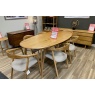 Ex-Display St Austell - Gallery Direct Madrid Natural Oak Extending Dining Table + 6 Chairs