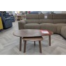 Ex-Display Newquay - Gallery Direct Madrid Coffee Table Nest Walnut
