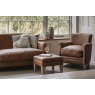 Gallery Direct Mr. Paddington Stool in Vintage Brown Leather Gallery Direct Mr. Paddington Stool in Vintage Brown Leather