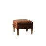 Gallery Direct Mr. Paddington Stool in Vintage Brown Leather Gallery Direct Mr. Paddington Stool in Vintage Brown Leather