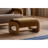 Gallery Direct Marco Footstool in Verona Golden Gallery Direct Marco Footstool in Verona Golden