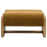 Gallery Direct Marco Footstool in Verona Golden Gallery Direct Marco Footstool in Verona Golden