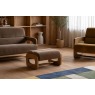Gallery Direct Marco Footstool in Verona Sepia