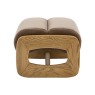 Gallery Direct Marco Footstool in Verona Sepia Gallery Direct Marco Footstool in Verona Sepia