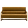 Gallery Direct Marco 3 Seater Sofa in Verona Golden Gallery Direct Marco 3 Seater Sofa in Verona Golden
