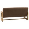 Gallery Direct Marco 3 Seater Sofa in Verona Sepia Gallery Direct Marco 3 Seater Sofa in Verona Sepia