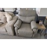 Ex-Display Newquay - Monet Slate Grey Leather Power Recliner Chair