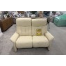 Ex-Display Truro - Himolla Lupo 2 Seater Manual Recliner Leather Sofa