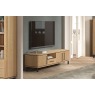 Medway Blond Oak Lamulux 210cm Wide TV Unit
