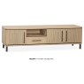 Medway Blond Oak Lamulux 210cm Wide TV Unit Medway Blond Oak Lamulux 210cm Wide TV Unit
