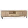Medway Blond Oak Lamulux 210cm Wide TV Unit