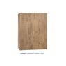 Midnight Lamulux Wood-Effect 3 Door Wardrobe