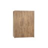 Midnight Lamulux Wood-Effect 3 Door Wardrobe